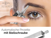 Pinzette Automatisch Stellschraube Edelstahl rostfrei