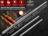 Grillzange Grillpinzette 40 cm Pinzette aus rostfreiem Edelstahl