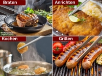 Grillzange Grillpinzette 40 cm Pinzette aus rostfreiem Edelstahl