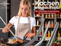 Grillzange Koch-Pinzette 60cm gebogen