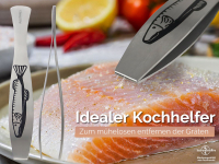 Fischgrtenpinzette Kchenpinzette Edelstahl Rostfrei
