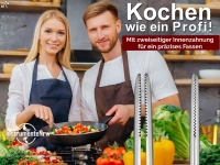 K�chenpinzette Grillpinzette Kochpinzette gerade 10,5 cm