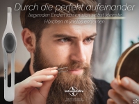 Haarzupf-Pinzette mit Softgriff