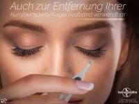 Haarzupf-Pinzette mit Softgriff
