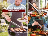 Grillzange Edelstahl Sonderl�nge 60cm