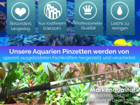 Aquarium Terrarium Gerade Pinzette 30 cm Edelstahl