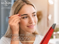 Schr�ge Pinzette ROT