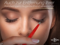 Schr�ge Pinzette ROT