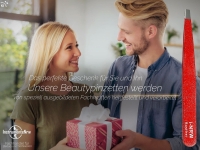 Schr�ge Pinzette ROT