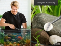 Aquarium Terrarium Pinzette Gebogen Futterpinzette Pflanzenpinzette 16,0 cm