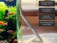 Aquarium Terrarium Pinzette Gebogen Futterpinzette Pflanzenpinzette 16,0 cm