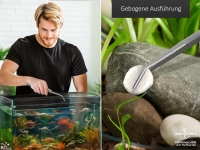 Futterpinzette Aquarium Terrarium Pinzette Gebogen Pflanzenpinzette 18,0 cm