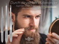 3er Zupfpinzette-Set Augenbrauen Haarzupf-Pinzette Schr�g Gerade Spitz