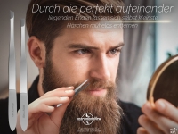 2er Set Zupfpinzetten Augenbrauen Pinzette Haarzupfpinzette Schr�g + Gerade