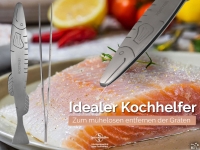 Fischpinzette Fischgr�tenpinzette Gr�tenzange Gr�tenpinzette