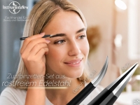 Haarzupfpinzette Augenbrauen Haarzupfer Zupfpinzette Pinzetten Set 2 St�ck