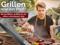 Kchenpinzette Grillpinzette Kochpinzette Pinzette Edelstahl Gerade  50,0 cm