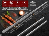K�chenpinzette Grillpinzette Kochpinzette Pinzette Edelstahl Gerade  50,0 cm