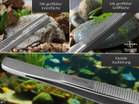 Futterpinzette Pflanzenpinzette Aquarium Pinzette Gerade 50,0 cm