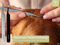 2er Set Zecken-Pinzette zur Zeckenentfernung