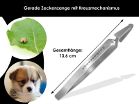 Zeckenzangen-Set 2-Teilig Hunde Katze Zeckenentferner