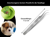 Zeckenzangen-Set 2-Teilig Hunde Katze Zeckenentferner