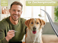 Zeckenzangen-Set 2-Teilig Hunde Katze Zeckenentferner