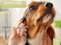 Zeckenzange Zeckenpinzette im 3er Set