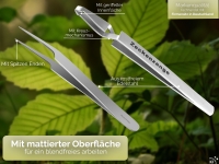 Zeckenzange Zeckenpinzette im 3er Set