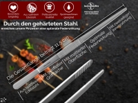 11,5 cm gerade Bratpinzette K�chenpinzette Grillpinzette Kochpinzette