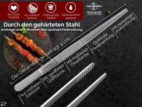 K�chenpinzette Grillpinzette Kochpinzette gerade 9 cm