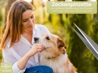 Zeckenzange Splitterpinzette Spitz Fremdk�rper Pinzette Zeckenpinzette Solingen 12,0 cm