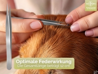 Zeckenzange Splitterpinzette Spitz Fremdk�rper Pinzette Zeckenpinzette Solingen 12,0 cm