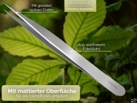 Zeckenzange Splitterpinzette Spitz Fremdk�rper Pinzette Zeckenpinzette Solingen 12,0 cm