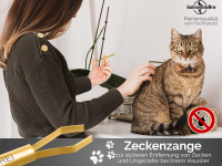 Zeckenentferner Zeckenzange Zeckengreifer mit Federung