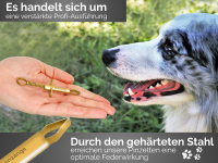 Zeckenentferner Zeckenzange Zeckengreifer mit Federung