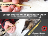 Zeckenentferner Zeckenzange Pinzette fr Hunde, Katzen oder andere Haustiere