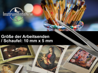Pinzette aus Solingen mit abgerundeter Spitze 12 cm