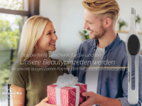 Augenbrauen Pinzette Zupfpinzette mit schwarzen Antirutsch Soft Griff