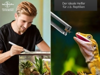 Premium Futterpinzette Aquarium Pinzette mit V Zahnung 45 cm aus geh�rtetem rostfreiem Edelstahl
