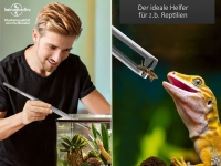 Premium Futterpinzette Lange Aquarium Pinzette mit Zahnung aus Edelstahl 60 cm