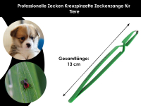 Kreuz Zeckenzange Zeckenpinzette Zecken Kreuzpinzette Pinzette fr Katzen Hunde