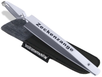 Zeckenzange Zeckenpinzette Kreuz Zecken Pinzette mit Etui Arrounder gegen Zecken und Nymphen