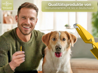 Zeckenpinzette Nymphen Zeckenzange Kreuzpinzette Edelstahl Zecken Allround Pinzette Hunde Katzen rostfreier Qualittsstahl Gelb + Etui