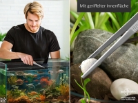 Profi Aquarium Terrarium Pinzette Wasserpflanzen Pflanzenpinzette aus Edelstahl Gerade Futterpinzette f�r Aquarien und Terrarien 20,0 cm