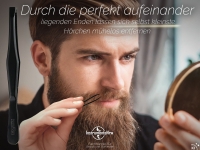 Pinzette aus Solingen Zupfpinzette Haarzupfpinzette Gerade Made in Germany Augenbrauenpinzette zum Zupfen von Barthaaren, Augenbrauen oder kleinen H�rchen f�r Frauen und M�nner