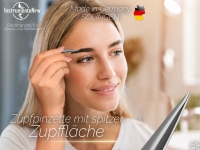 Solinger Zupfpinzette Pinzette aus Solingen Rostfreiem Edelstahl Haarzupfpinzette Augenbrauenpinzette zur Gesichtspflege Beauty Pinzette zur Haarentfernung f�r Damen und Herren Spitz