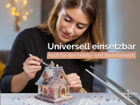 Kreuzpinzette L�t-Pinzette Gezahnte Spitze Klemmpinzette Technische Pinzette Gerade 16,5 cm