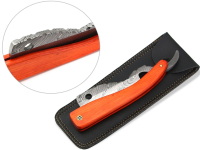 Damast Rasiermesser Red Line Style Wooden