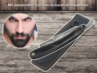 Damast Rasiermesser Black Classic